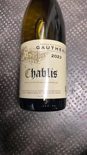 Burgundsko Chablis Domaine Alain Gautheron 2023