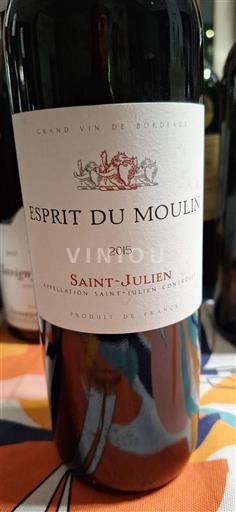 Bordeaux Saint-Julien Esprit Du Moulin 2015