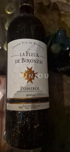 Bordeaux Pomerol La Fleur De Bironzac 2015