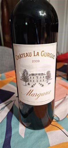 Bordéus Margaux Grand Cru Château La Gurgue 2009