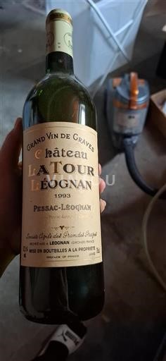 Burdeos Pessac-Léognan Château La Tour Léognan 1993