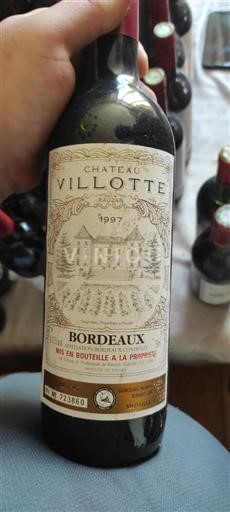 Bordeaux Château Villotte 1997