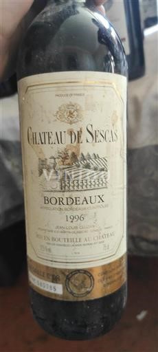 Bordeaux Château Sescas 1996