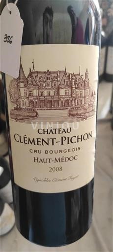 Bordeaux Haut-Médoc Cru Bourgeois Château Clémentpichon 2008