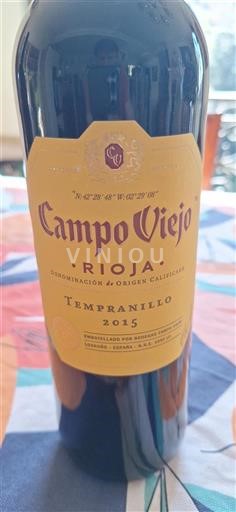 La Rioja rioja Campo Viejo Tempranillo 2015