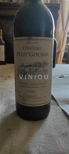 Bordeaux Montagne-Saint-Émilion Château Petit Goujon 1992