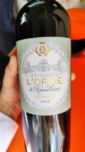 Bordeaux Haut-Médoc Château Rauzan Gassies L'Orme 2013