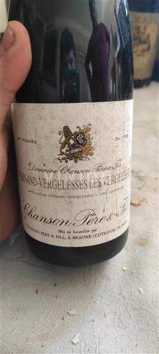 Burgundy Not Specified Premier Cru Chanson Père & Fils Pernand-Vergelesses Les Vergelesses 1996