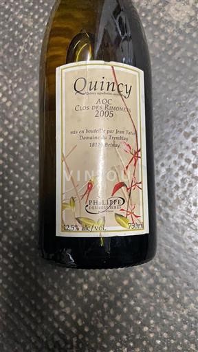 Údolí Loiry Quincy Domaine Tremblay Clos des Rimonets 2005