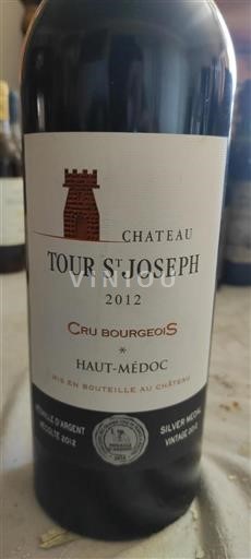 Bordeaux Haut-Médoc Cru Bourgeois Château Tour St Joseph 2012