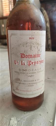 Bordeaux Domaine La Pepière 1979