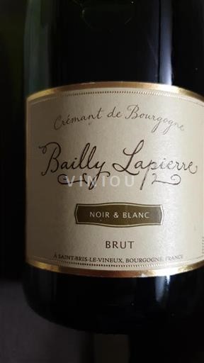 Borgogna Crémant di Borgogna Bailly Lapierre Noir & Blanc Senza annata
