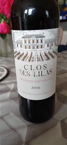 Burdeos Montagne-Saint-Émilion Clos Des Lilas 2016