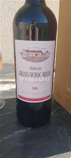 Bordeaux Pauillac Cru Bourgeois Château Granddurocmilon 2006