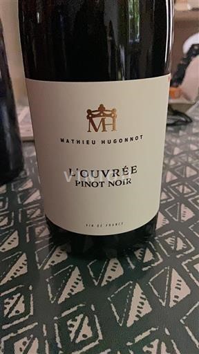 Bourgogne Ospecificerad Mathieu Hugonnot L'Ouvrée Icke årgångsbetecknad