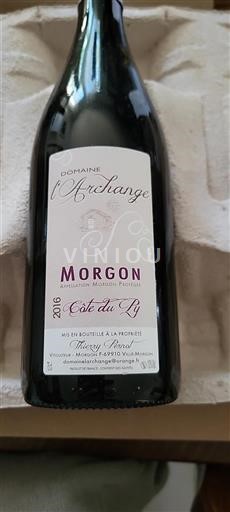 Beaujolais Morgon Domaine L’archange Côte du Py 2016