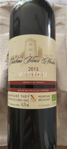 Languedoc Corbières Château Vieux Moulin 2015