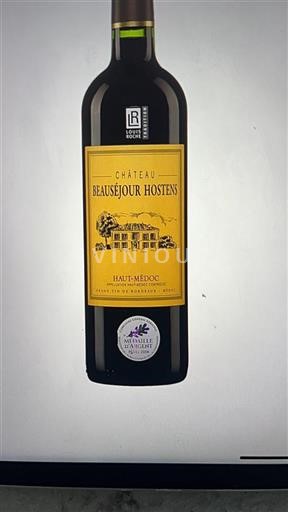 Bordeaux Haut-Médoc Château Beauséjour Hostens Louis Roche Tradition 2016