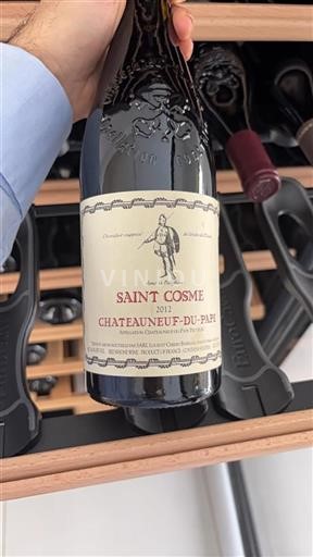 Vin Rouge sec Château Saint Cosme 2012 France Vallée du Rhône Châteauneuf-du-pape
