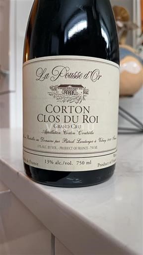 Bourgogne Corton Grand Cru Domaine La Pousse Or Clos du Roi 2010