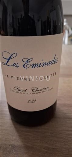 Languedoc Saint-Chinian Les Éminades La Pierre Plantée 2022
