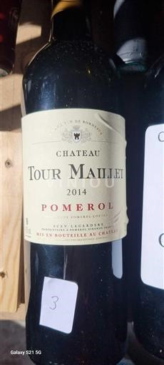 Bordeaux Pomerol Château Tourmaillet 2014