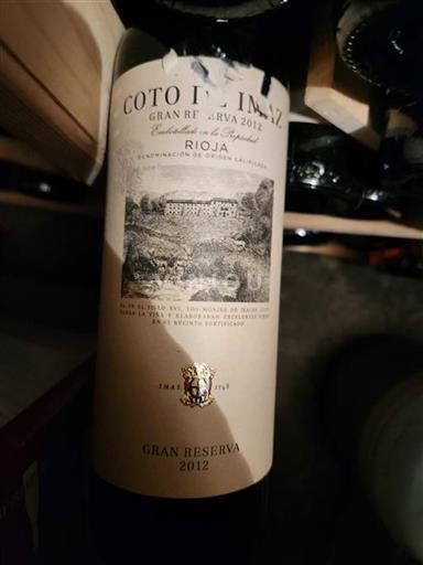 La Rioja Rioja Coto De Imaz Gran Reserva 2012