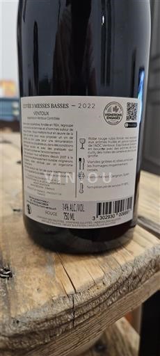 Valle del Rodano Ventoux Vignerons Du Mont Ventoux 3 Messes Basses 2022