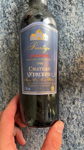 Südwestfrankreich Cahors Château Vincens Prestige 1998