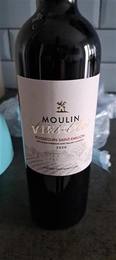 Bordeaux Puisseguin-saint-émilion Château Hautsaintclair Moulin Saint-Clair 2020