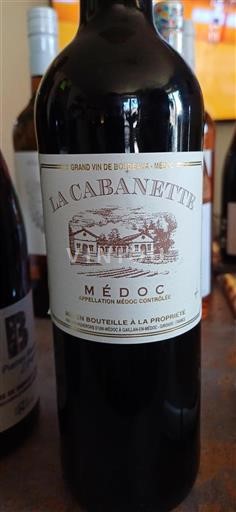 Bordeaux Médoc La Cabanette Icke årgångsbetecknad