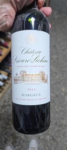 Bordeaux Margaux Grand Cru Château Prieurélichine 2013
