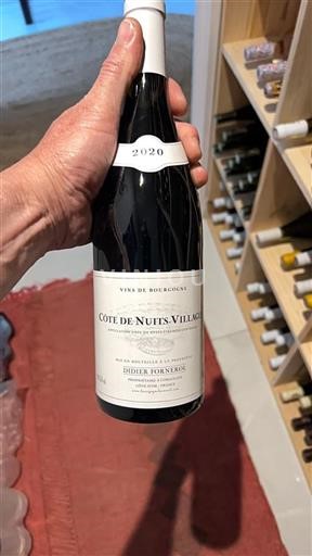 Bourgondië Côte de Nuits Villages Didier Fornerol 2020