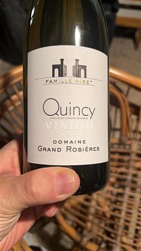Vallée de la Loire Quincy Domaine Grand Rosières 2019
