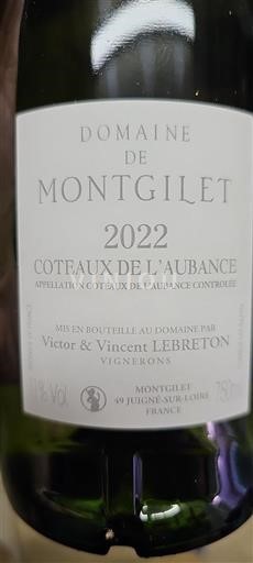 Valle della Loira Coteaux-de-l'aubance Domaine Montgilet 2022