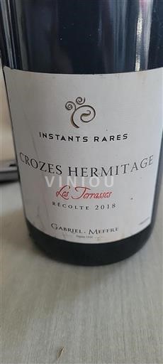 Vallée du Rhône Crozes-hermitage Gabriel Meffre Les Terrasses 2018
