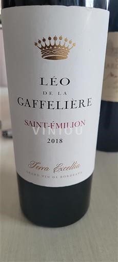 Bordeaux Saint-Émilion Léo De La Gaffelière Terra Exellia 2018