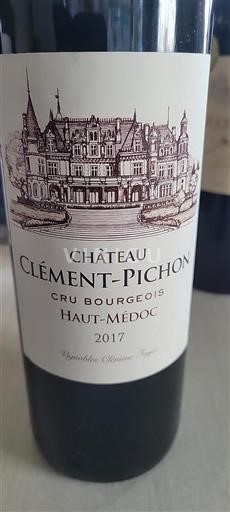 Bordeaux Haut-Médoc Cru Bourgeois Château Clémentpichon 2017