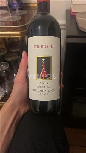 Tuscan Wines Brunello di Montalcino Col Orcia 2018