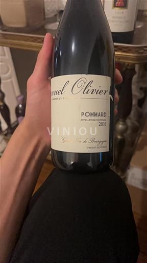 Vin Rouge sec Manuel Olivier 2016 France Bourgogne Pommard Grand Cru