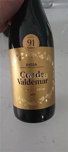 La Rioja Rioja Conde Valdemar Gran Reserva 2017