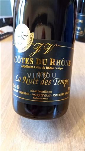 Údolí Rhôny Côtes-du-Rhône Joseph De Vassadel La Nuit des Temps 2021