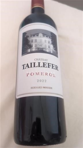 Bordeaux Pomerol Château Taillefer 2022