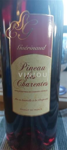Vin Rouge sec Guérinaud Non millésimé France Poitou-Charentes Pineau-des-charentes AOC