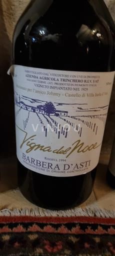 Piémont Barbera d'Asti Azienda Agricola Trinchero Vigna del Noce 1994