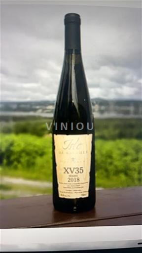 Vin Rouge sec XV35 Isle de Bacchus 2018 Canada Québec Québec Est