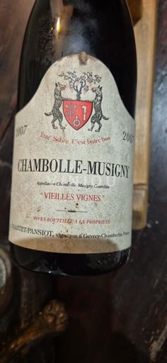 Borgogna Chambolle-Musigny Géant Et Pansiot Vieilles Vignes 2007