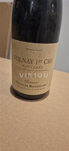 Bourgogne Ospecificerad Premier Cru Domaine Nicolas Rossignol Ronceret 2007