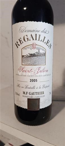 Bordeaux Saint-Julien Domaine Des Régailles 2005