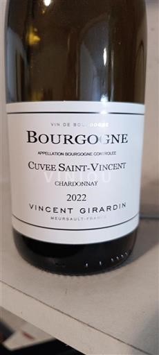 Borgoña Vincent Girardin Saint-Vincent 2022